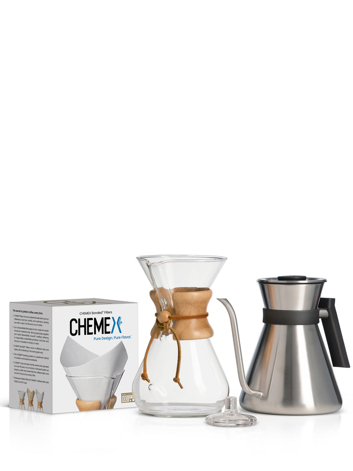 The Chettle Kit with white square filters and brushed Chettle