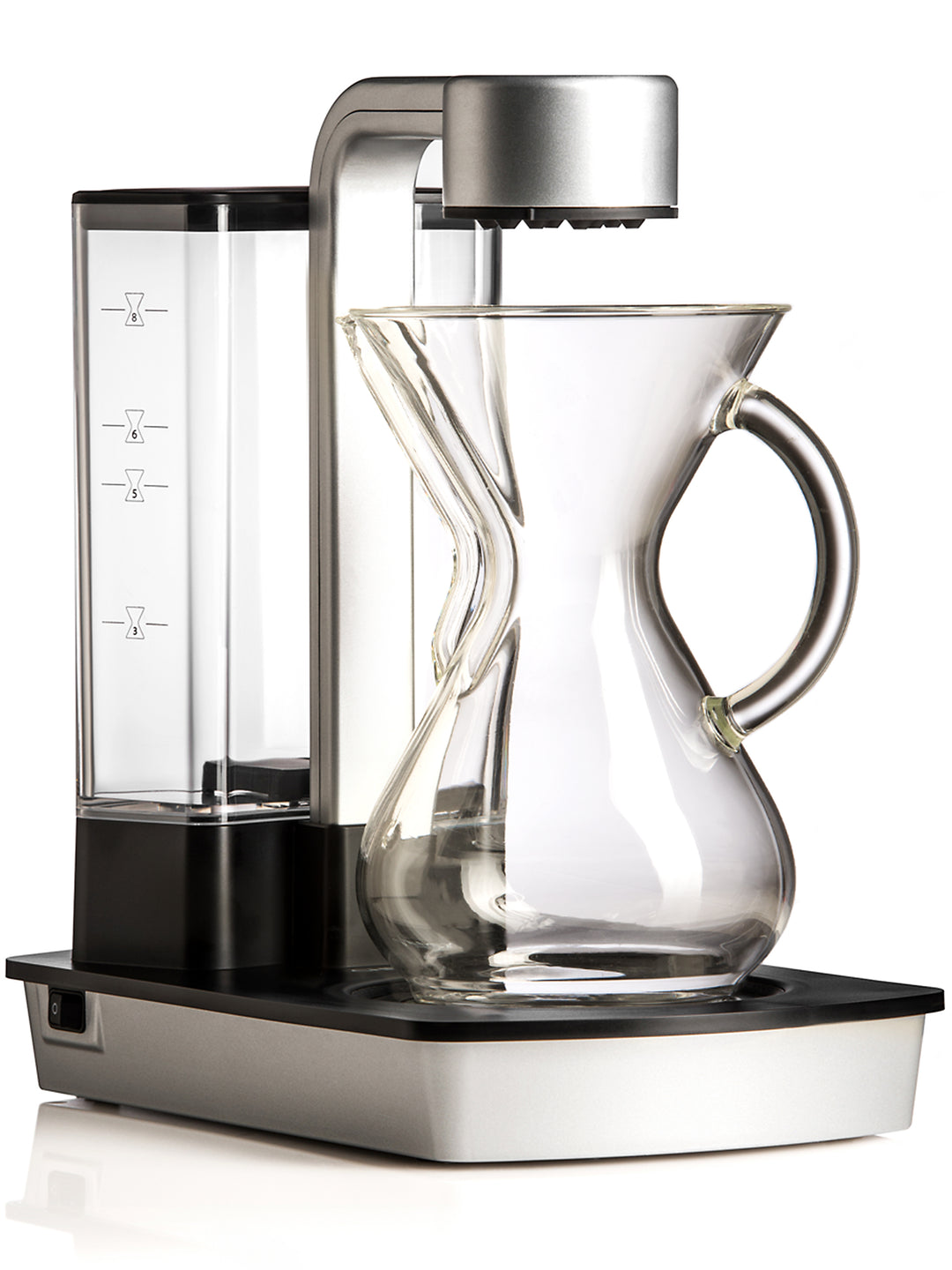 Ottomatic 2.0 with the six cup glass handle chemex 