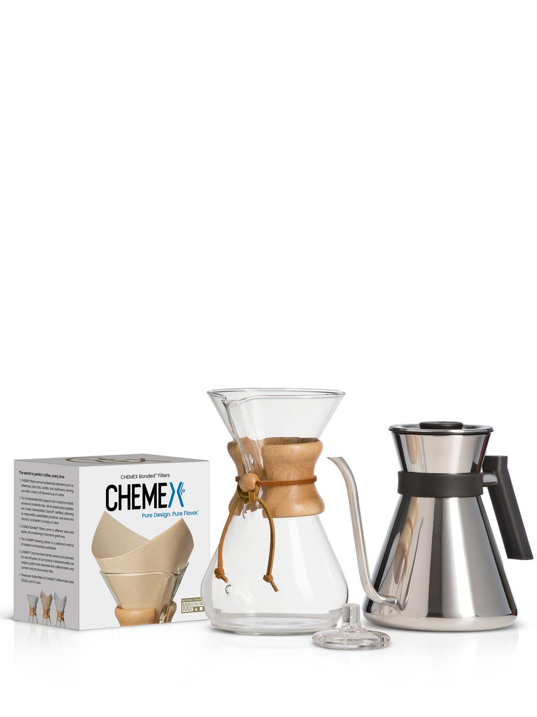 The Chettle Kit with natural square filters and polished Chettle