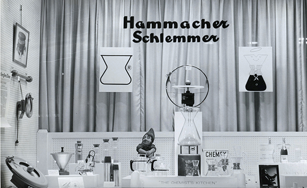 The Chemists Kitchen — Hammacher Schlemmer storefront window display, 1955