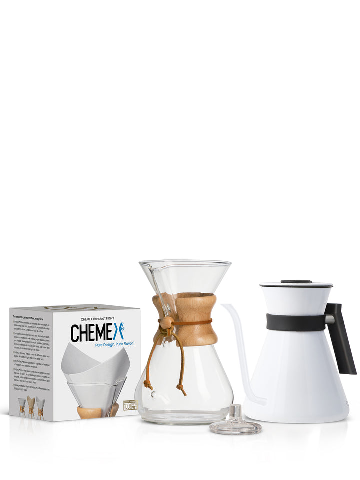 The Chettle Kit with white square filters and White Chettle